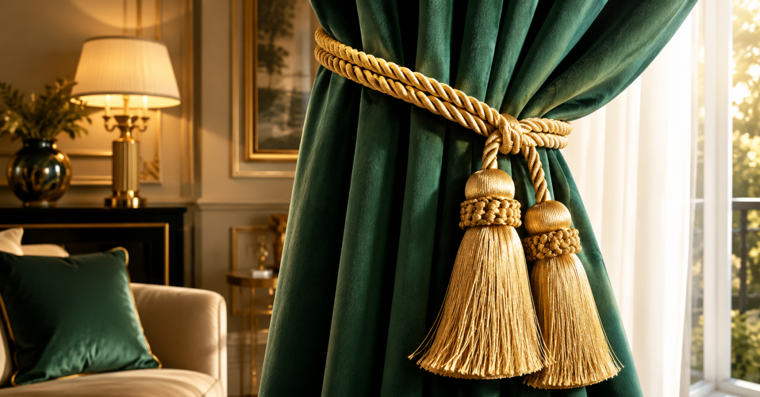 Decorative Curtain Tassels That Add A Touch Of Luxury Without Replacing Your Curtains