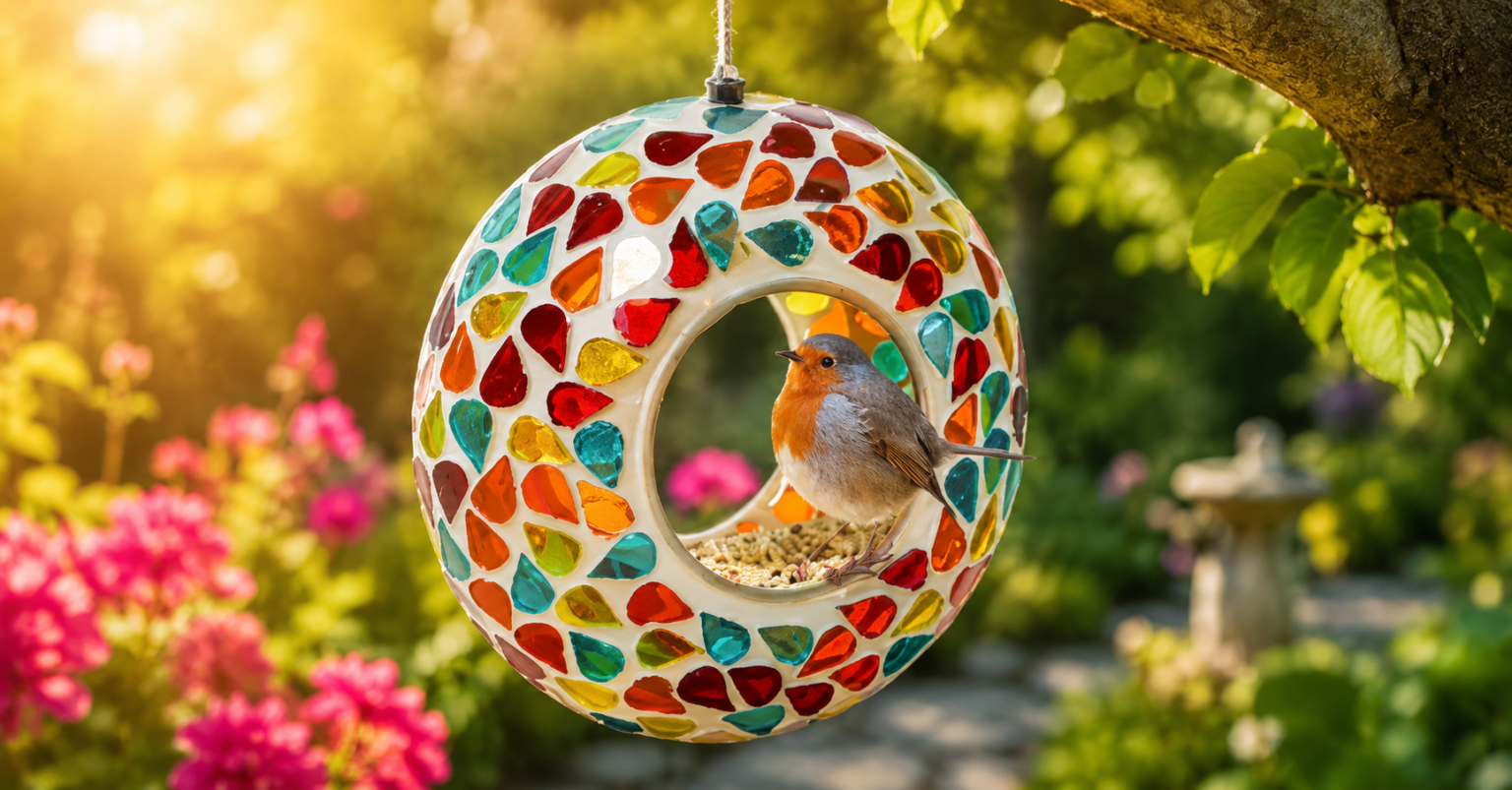 Colorful Garden Decor That Birds Actually Use