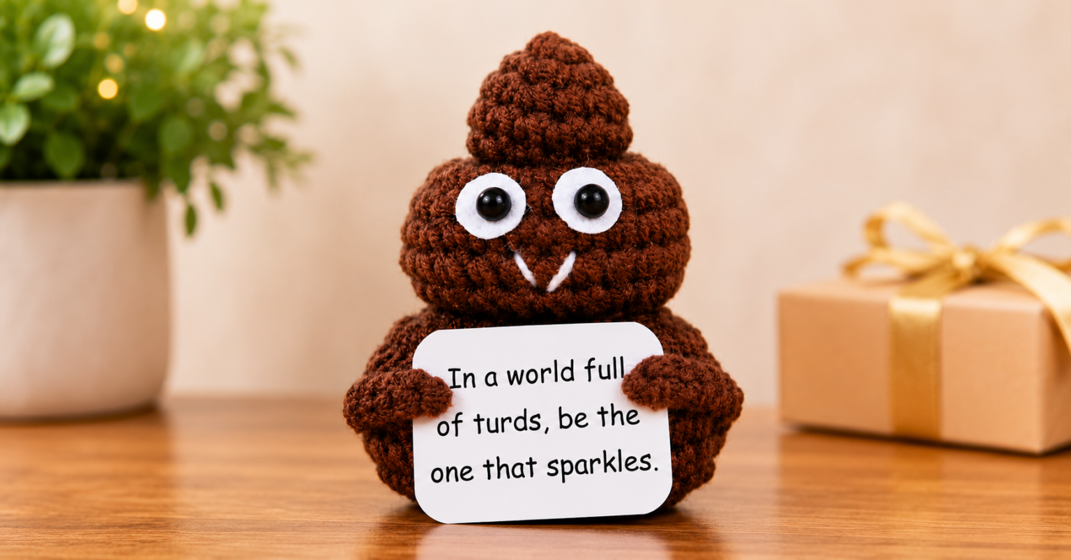A Tiny Crochet Poop That Somehow Becomes Everyone’s Favorite Gift