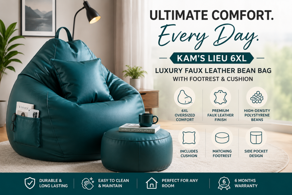 Upgrade Your Comfort Corner with This Luxury 6XL Bean Bag